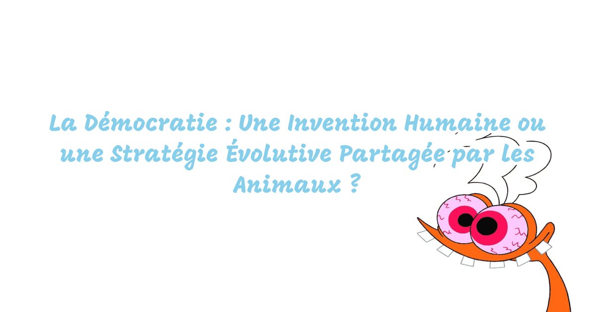 La Démocratie : Une Invention Humaine ou une Stratégie Évolutive Partagée par les Animaux ?